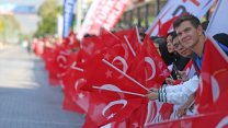 58. Cumhurbaşkanlığı Türkiye Bisiklet Turu'nun Fethiye-Marmaris etabı renkli görüntülerle start aldı