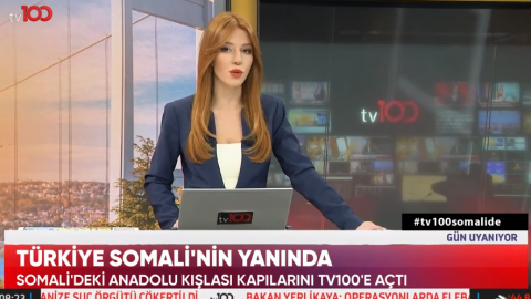 Somali'deki Anadolu Kışlası, kapılarını tv100'e açtı