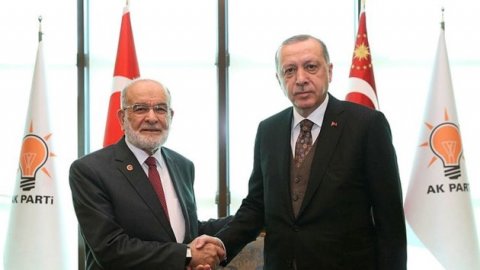 Erdoğan ve Karamollaoğlu arasında sürpriz görüşme