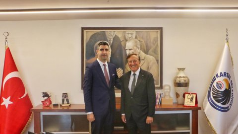 Bülent Eczacıbaşı'ndan Başkan Gökhan Yüksel'e ziyaret