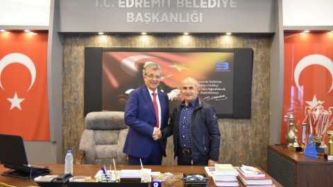 Hasan Akgün'den Başkan Arslan’a ziyaret