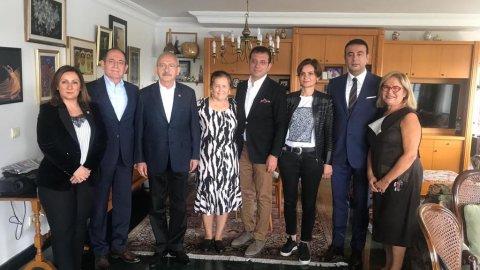 Kılıçdaroğlu ve İmamoğlu, Yıldız Kenter'i ziyaret etti