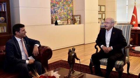 Kılıçdaroğlu, gazi Recep Doğru'yu kabul etti