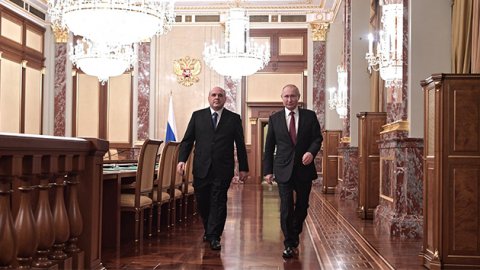 Rusya'nın yeni Başbakanı Mişustin, Putin'e yeni kabineyi tanıttı