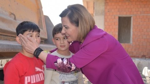 CHP'li belediye başkanı Hürriyet, çocukların isteğini yerine getirdi