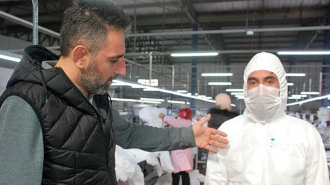 Türkiye'den dünyaya 'Korona virüsü tulumu': Siparişleri yetiştiremiyorlar!
