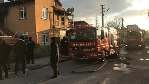 Konya'da evde yangın çıktı: 1 ölü, 1 yaralı