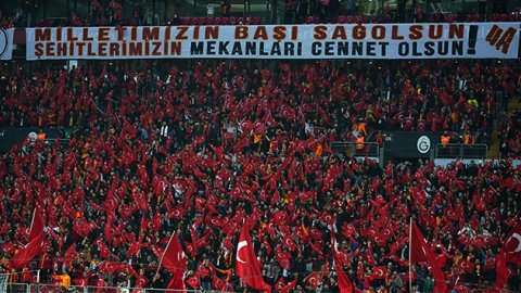 Galatasaray - Gençlerbirliği maçında İdlib şehitleri unutulmadı