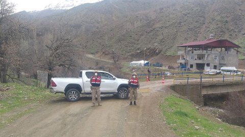 Siirt'te 2 köy ve 3 mezra koronavirüs nedeniyle karantinaya alındı