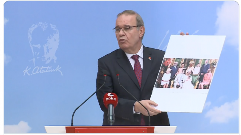 CHP Sözcüsü'nden Erdoğan'a flaş soru! O fotoğrafı da gösterdi