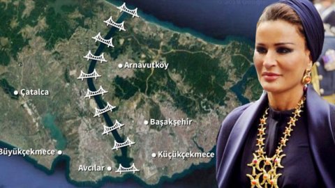 Kanal İstanbul piyangosu Katar Emiri’nin annesine vurdu