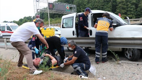 Anadolu Otoyolu'nda zincirleme kaza: Çok sayıda yaralı var