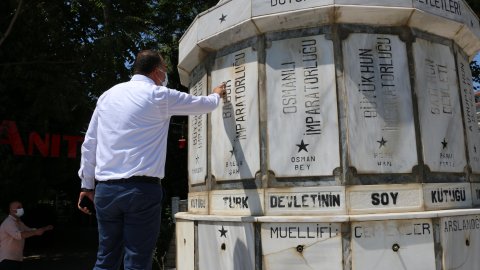 Kartal’daki Atatürk ve Türk Devletleri Anıtı restore edilecek