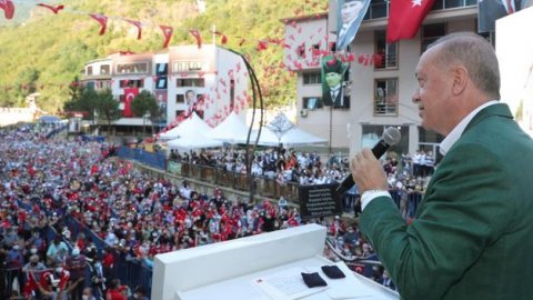 Erdoğan: Giresun’da fevkalade iş çıkarttık 
