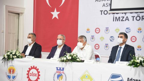 DİSK Genel İş ile Adana Büyükşehir Belediyesi arasında toplu sözleşme imzalandı