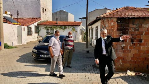 Edremit Belediye Başkanı Selman Hasan Arslan devam eden çalışmaları yerinde inceledi