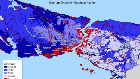 ‘İstanbul Deprem Haritası' yayınladı