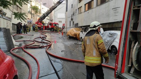 Kağıthane’de iş yerinde çıkan yangın söndürüldü