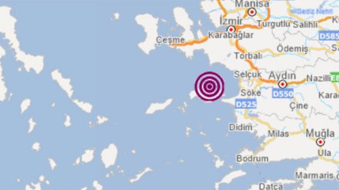 Son dakika |  Ege Denizi'nde korkutan deprem