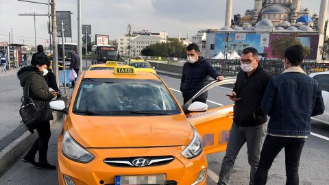 İstanbul'da taksilere sivil zabıta denetimi