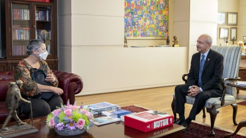 Kılıçdaroğlu, TTB heyetiyle görüştü