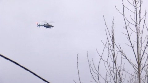 İstanbul'da helikopter düştüğü iddia edildi