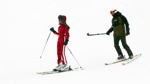 Seren Serengil Palandöken'de, kayak yaptı