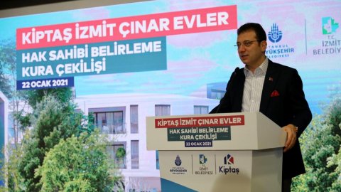 KİPTAŞ İzmit Çınar Evleri Konutları kura çekilişi yapıldı! 143 konut için 2 bin 930 talep geldi