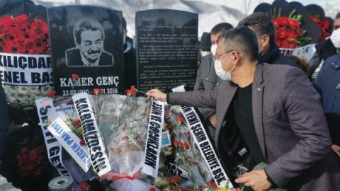 Kamer Genç, memleketi Tunceli’de mezarı başında anıldı