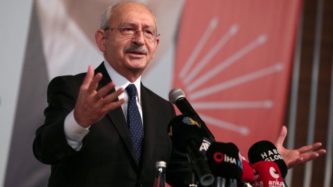 CHP lideri Kılıçdaroğlu  İstanbul'da