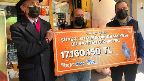 Süper Loto İstanbul Üsküdar'a büyük ikramiye kazandırdı