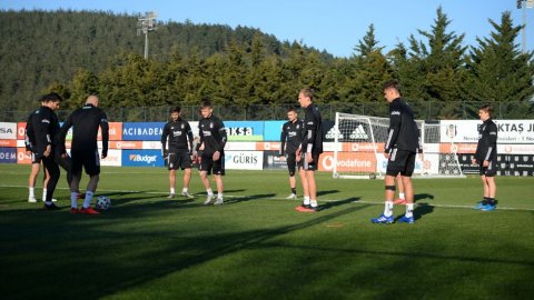 Beşiktaş, Gaziantep FK maçı hazırlıklarını tamamladı 