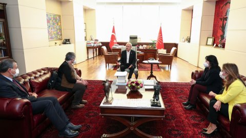 Kılıçdaroğlu TTB heyetini kabul etti