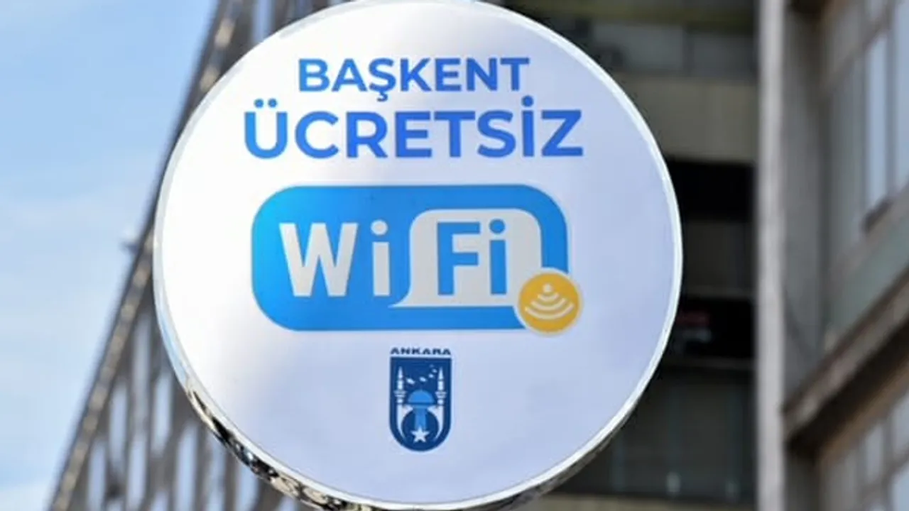 Ankara ücretsiz internet ağı ile örülüyor: 27 meydan ücretsiz Wi-fi’ye kavuştu 