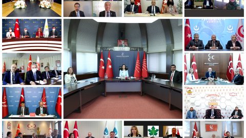 CHP heyeti siyasi partilerle video konferans aracılığıyla bayramlaştı