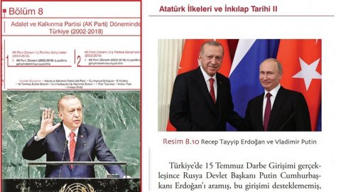 Atatürk İlkeleri ve İnkılap Tarihi dersine 47 sayfalık AKP tarihi