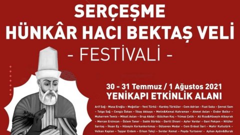 Serçeşme Hünkâr Hacı Bektaş Veli Festivali başlıyor
