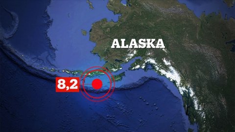 Alaska Yarımadası'nda 8,2 büyüklüğünde deprem