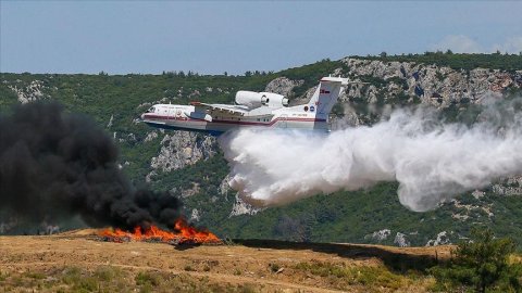 “Bakan taşımak için özel jet var ama yangına uçak yok! Nerede bu yangın söndürme uçakları?”