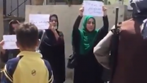 Afgan kadınlardan Kabil'de Taliban protestosu