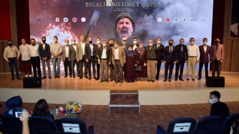 'Çanakkale Fedakarı Bigalı Mehmet Çavuş Belgeseli'nin galası Biga'da yapıldı