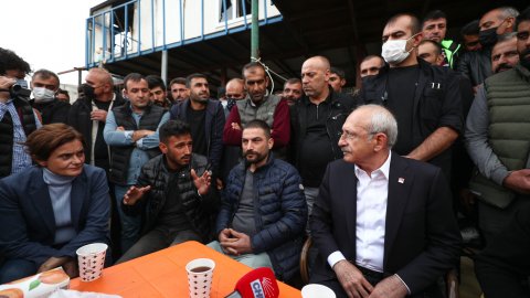 Kemal Kılıçdaroğlu İstanbul’da! Atık kağıt toplayıcılarını ziyaret etti