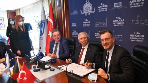 Ankara Büyükşehir, AB’nin başkenti Brüksel ile iş birliği antlaşması imzaladı