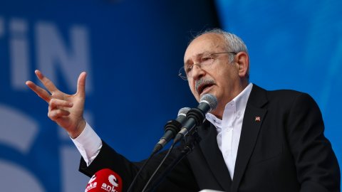 CHP lideri Kemal Kılıçdaroğlu’nun Mersin mitingi sona erdi