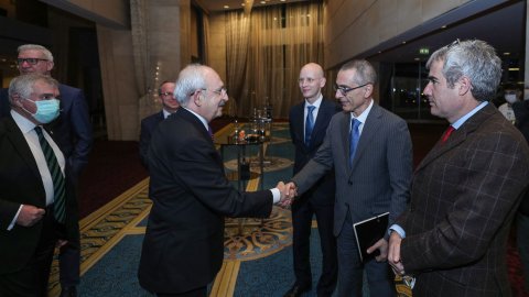 CHP lideri Kılıçdaroğlu, AB büyükelçileriyle bir araya geldi