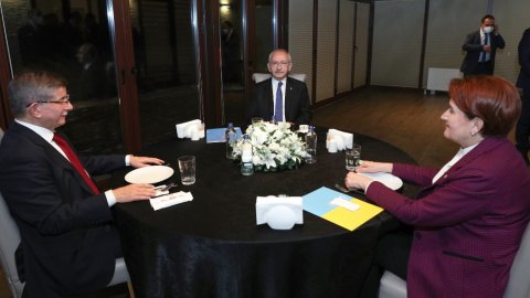 Kılıçdaroğlu, Meral Akşener ve Ahmet Davutoğlu arasında sürpriz buluşma