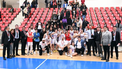 Mersin Büyükşehir MSK Kadın Basketbol Takımı’ndan bir galibiyet daha