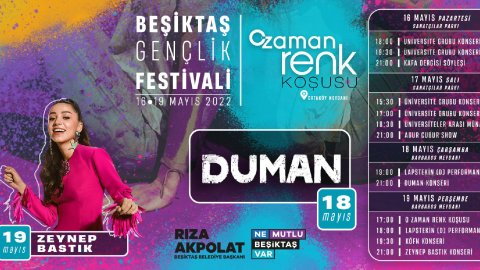 Beşiktaş'ta 19 Mayıs 'Gençlik Festivali' ile kutlanacak