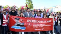 Beşiktaş’ta 19 Mayıs kutlamaları İlk Adım Yürüyüşü ile başladı