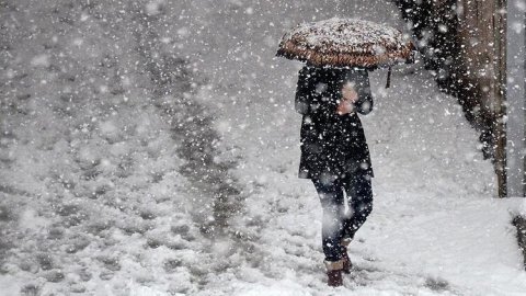 Ankara için kar uyarısı